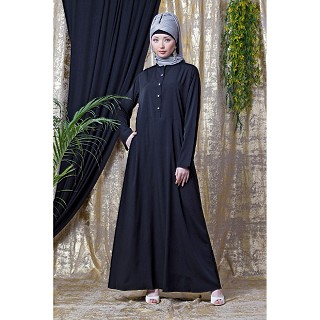Black Casual wear abaya